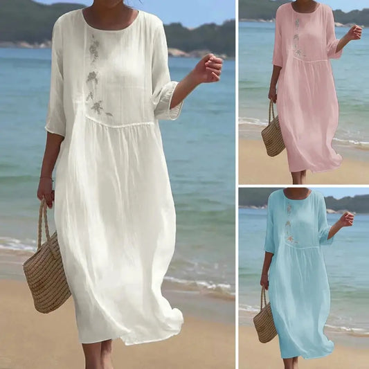Loose Women Floral Beach Dress